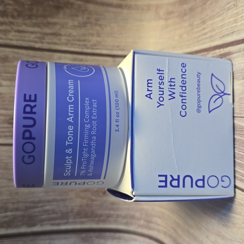 GOPURE Sculpt & Tone Arm Cream New In Box 3.4 oz**